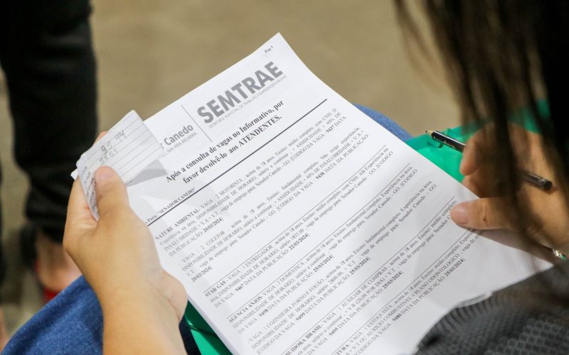 Senador Canedo tem mais de 1.600 oportunidades de trabalho até sexta-feira
