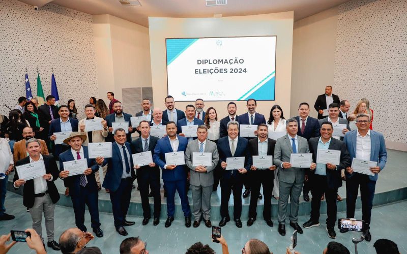 Diplomação das eleições de 2024 aconteceu hoje em Senador Canedo