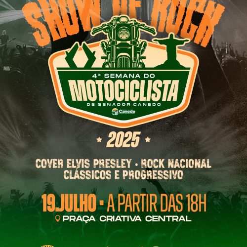Doação de sangue e de alimentos marcam evento de abertura da 4ª Semana do Motociclista em Senador Canedo