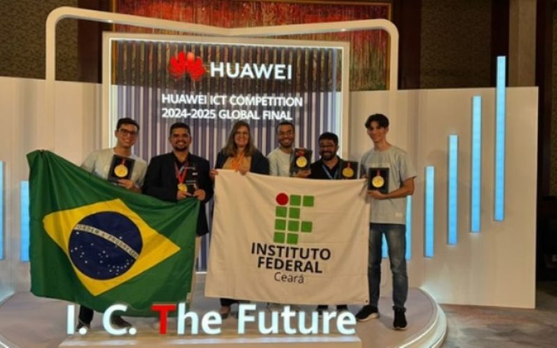 Institutos Federais do Brasil brilham na China e conquistam pódio em competição global de tecnologia da Huawei