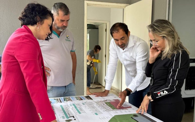 Obras de reforma e ampliação do CRAS do Jardim das Oliveiras seguem em andamento em Senador Canedo