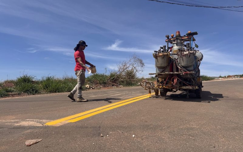 Força-tarefa “Meu Bairro Sinalizado” reforça segurança e organização no trânsito de Senador Canedo