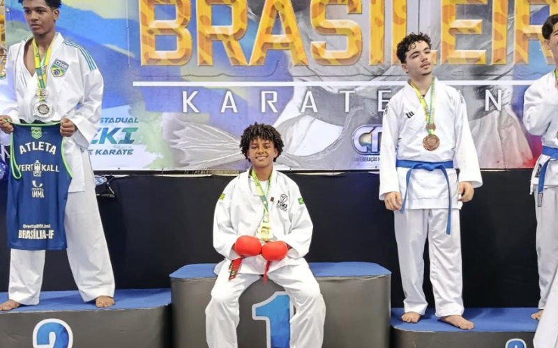 Atleta de Senador Canedo brilhou no campeonato brasileiro CNKB WKA em Fortaleza – CE