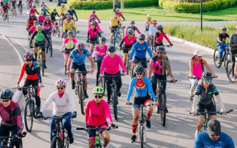Pedal Especial em Homenagem ao Dia das Mulheres Celebra União e Superação em Senador Canedo