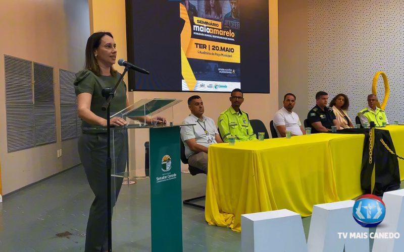 Seminário Maio Amarelo promove conscientização por um trânsito mais seguro no Paço Municipal