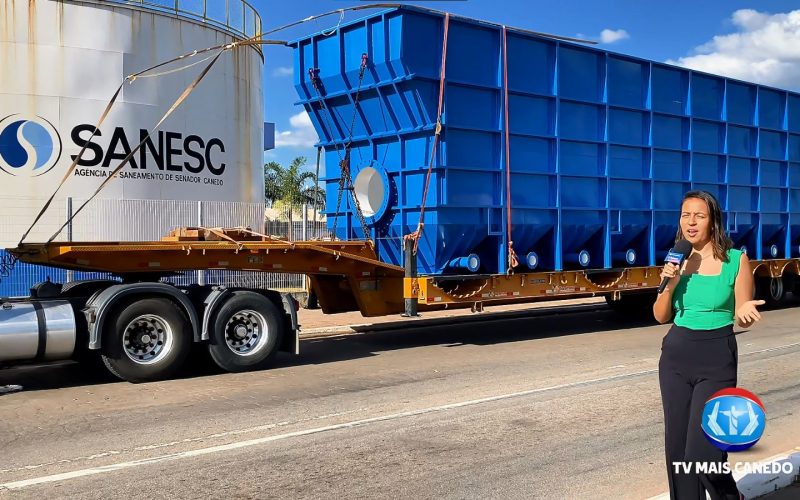SANESC amplia sistema de tratamento de água em Senador Canedo com novas caixas de contenção