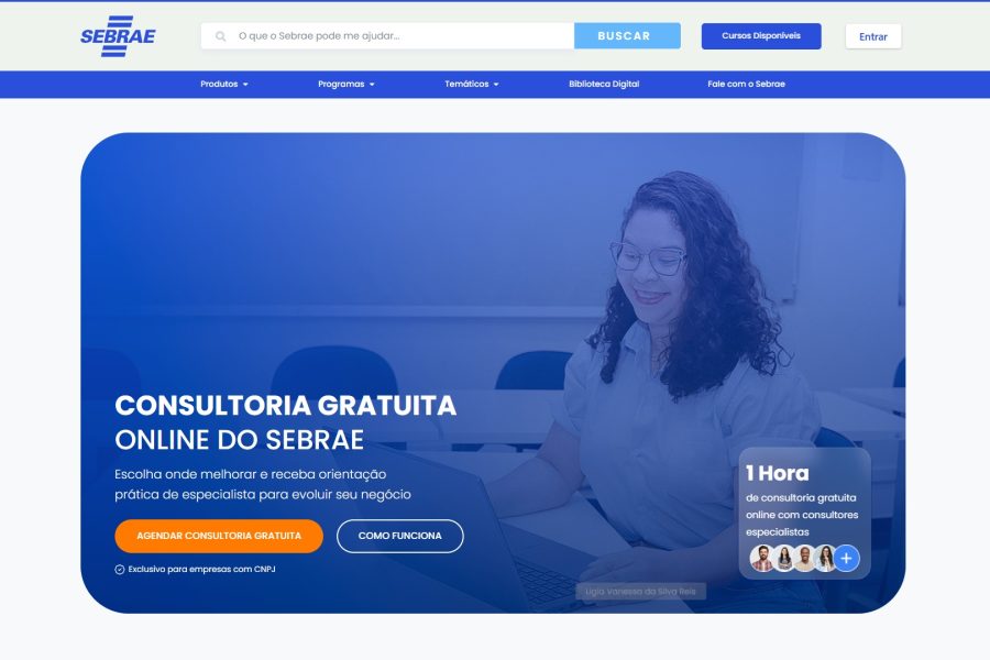 Sebrae cria página de Consultoria Online gratuita voltada a empreendedores goianos