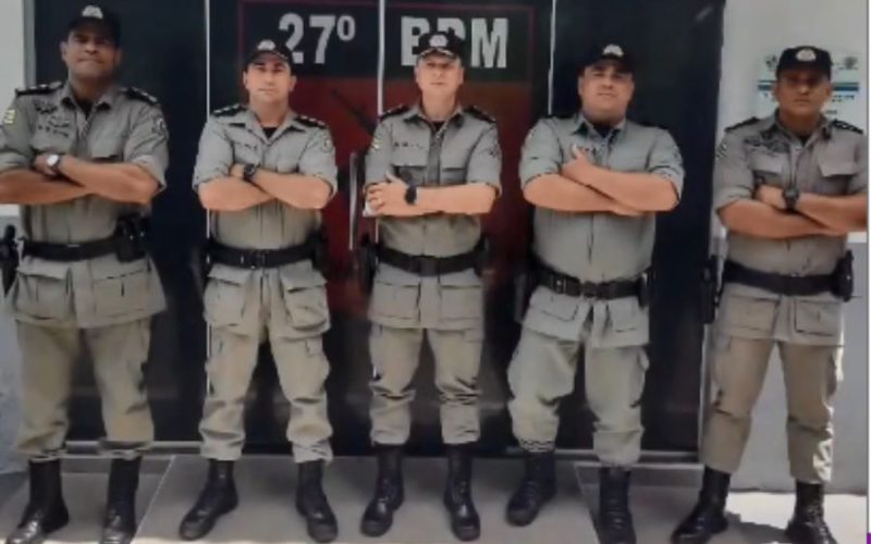 O comandante do 2° CRPM visita O 27° BPM em Senador canedoComandante do 2° CRPM Visita o 27° BPM em Senador Canedo para Enaltecer Trabalho Policial e Identificar Demandas