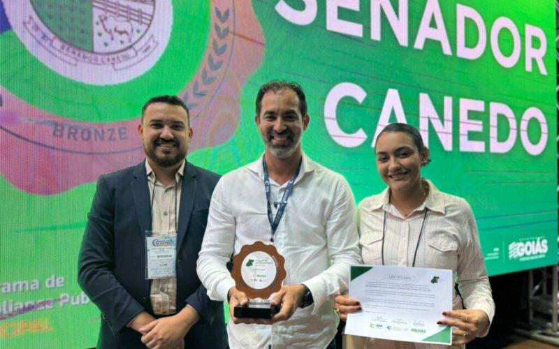 Senador Canedo Recebe Selo Bronze em Compliance Público por Gestão Transparente e Ética
