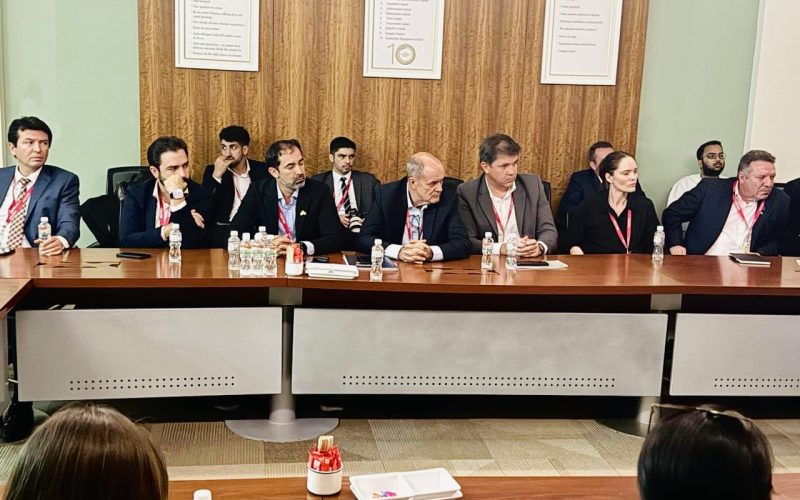 Pellozo apresenta Senador Canedo à maior empresa privada da Índia