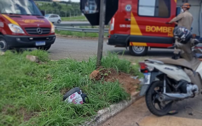 Colisão entre motos na GO-403 mobiliza equipes do Corpo de Bombeiros em Senador Canedo