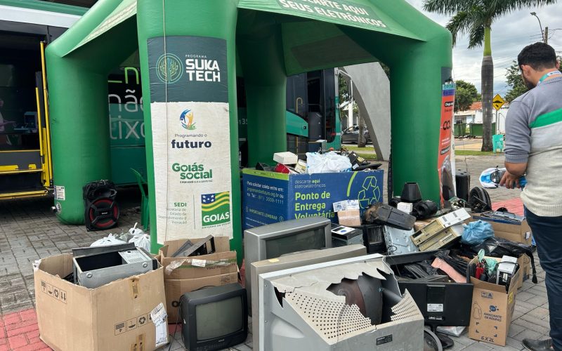 Prefeitura de Senador Canedo realiza ação para descarte correto de lixo eletrônico