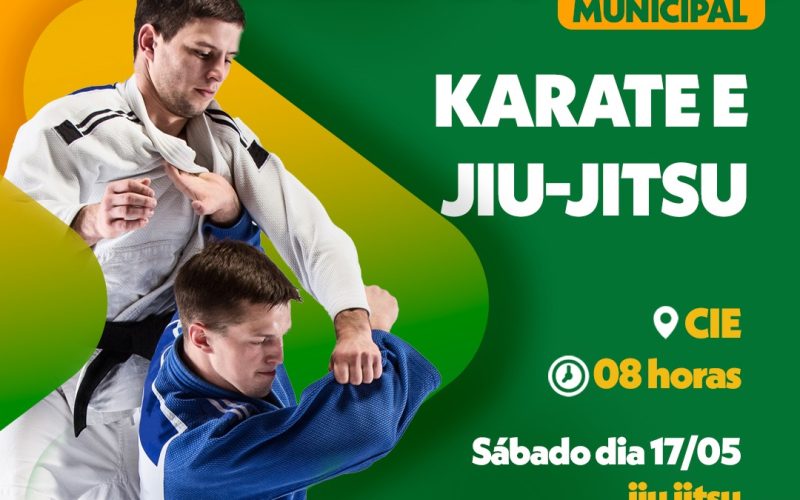 Senador Canedo recebe mais de 500 atletas no Campeonato Municipal de Karatê e Jiu-Jitsu neste fim de semana