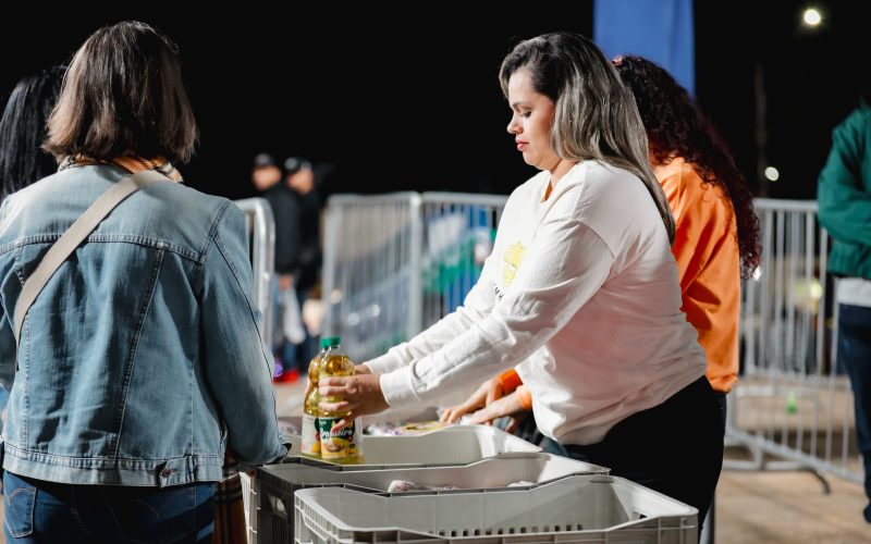Canedo Fest Show arrecada mais de 50 toneladas de alimentos com Entrada Solidária e beneficia famílias em vulnerabilidade