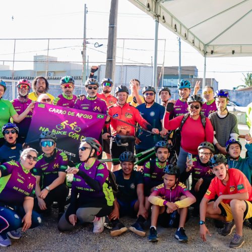 Senador Canedo realiza 1º Passeio Ciclístico para pessoas com deficiência visual