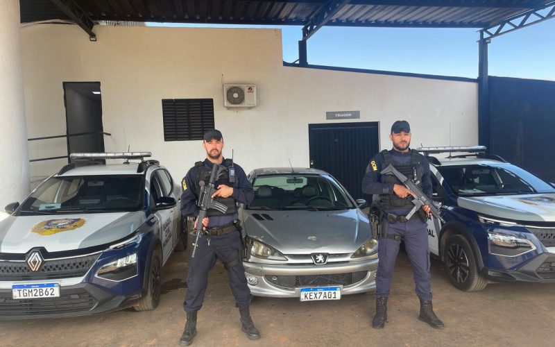 GCM de Senador Canedo recupera veículo roubado com auxílio do sistema de videomonitoramento