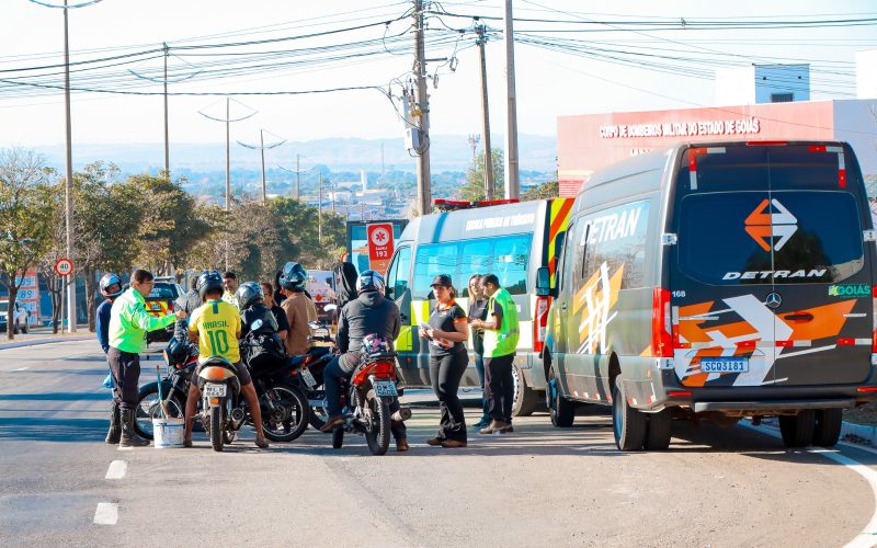 Semana do Motociclista tem ações educativas com foco na prevenção de acidentes em Senador Canedo