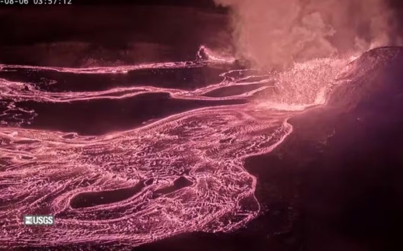 Vulcão Kilauea entra em erupção novamente e põe Havaí em alerta