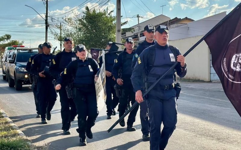Guarda Municipal de Senador Canedo realiza Estágio de Patrulhamento Tático