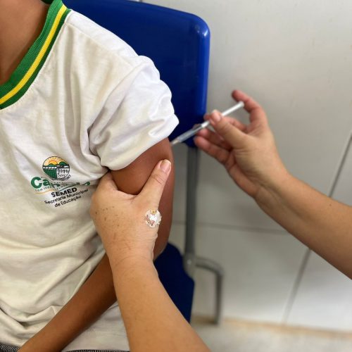 UBS do Prado realiza ação de saúde em escola municipal de Senador Canedo