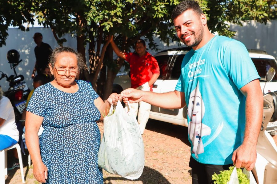 PROJETO MUNDO VERDE LEVA HORTAS COMUNITÁRIAS E ALIMENTAÇÃO SAUDÁVEL ÀS UBSs EM SENADOR CANEDO