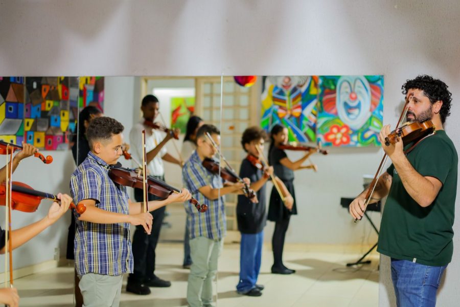 Recital de violinos emociona público e marca novo capítulo da cultura em Senador Canedo