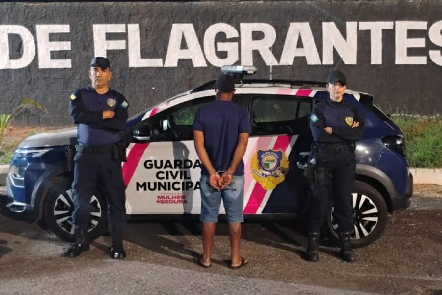 GCM de Senador Canedo detém homem por descumprimento de medida protetiva