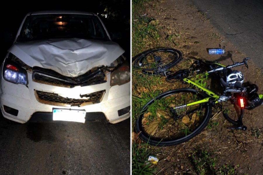 Ciclista que pedalava para Trindade morre atropelado naGO-070 em Inhumas