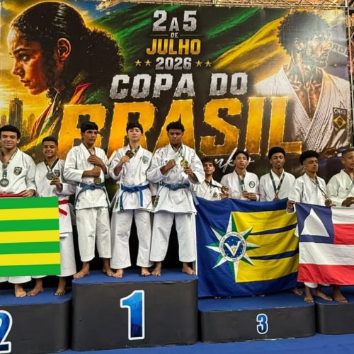 Cinco atletas de Senador Canedo conquistam medalhas na Copa Brasil de Karatê