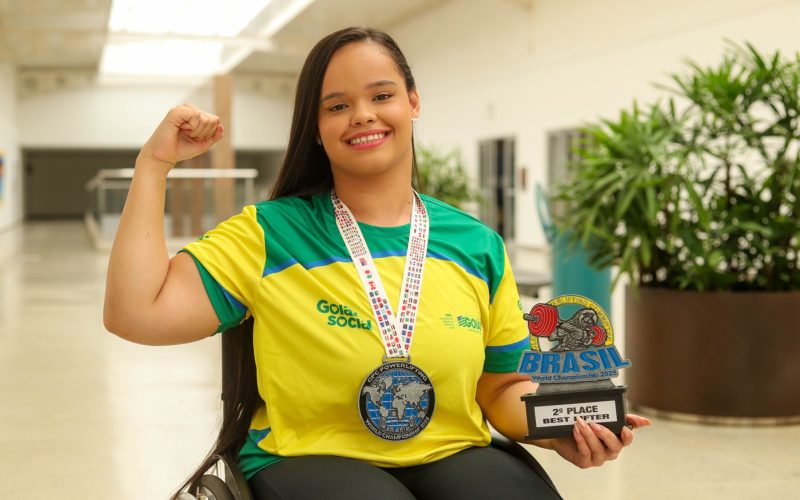 Atleta de Senador Canedo conquista título mundial e destaca força do paradesporto no município