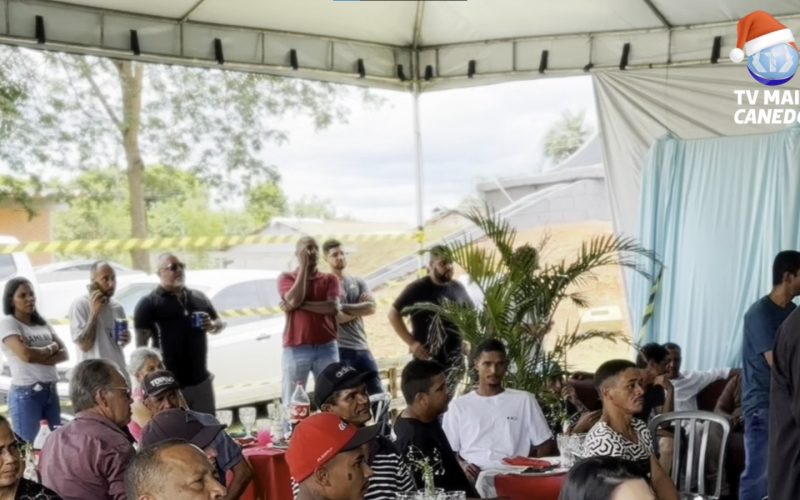 Confraternização do projeto progredindo para a liberdade destaca reinserção social
