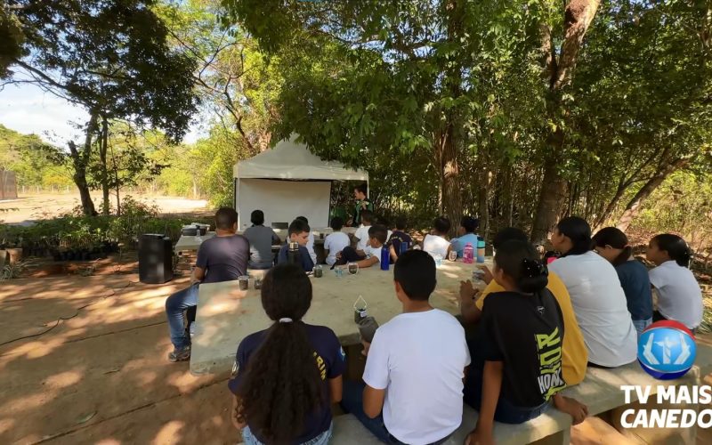 Guardas Mirins de Senador Canedo Aprendem Sobre Biodiversidade e Preservação em Oficina Ambiental