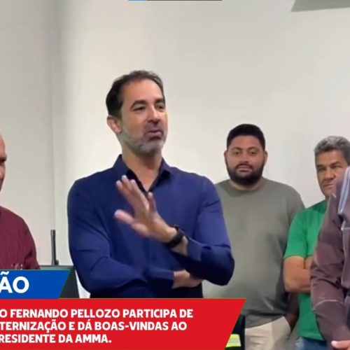 Prefeito Fernando Pellozo oficializa Mizael de Oliveira como novo presidente da AMMA