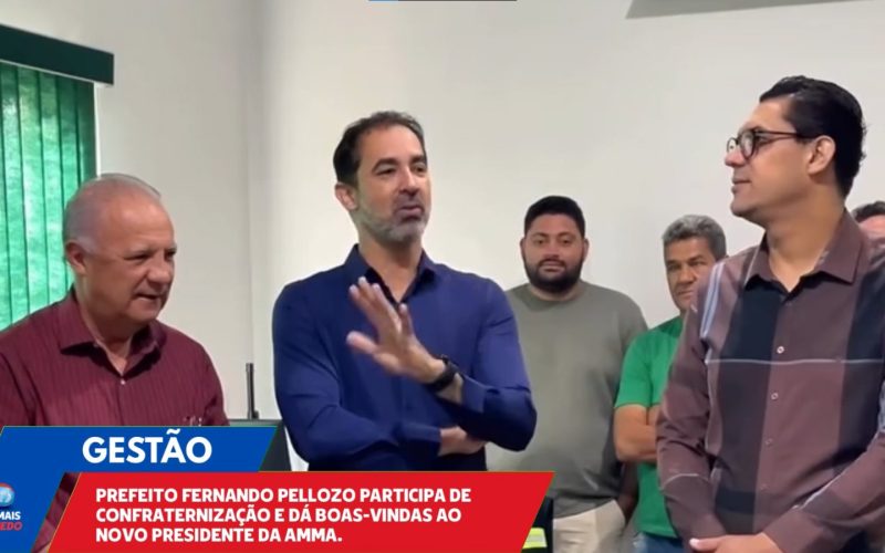 Prefeito Fernando Pellozo oficializa Mizael de Oliveira como novo presidente da AMMA
