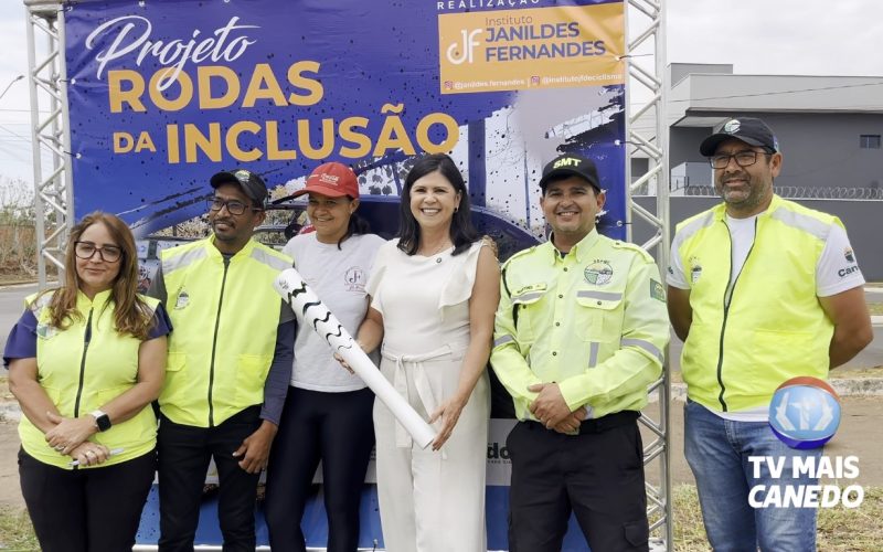 Projeto Rodas da Inclusão leva o ciclismo para a Associação Pestalozzi.