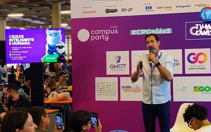 Fernando Pellozo destaca inovação de Senador Canedo na Campus Party Goiás