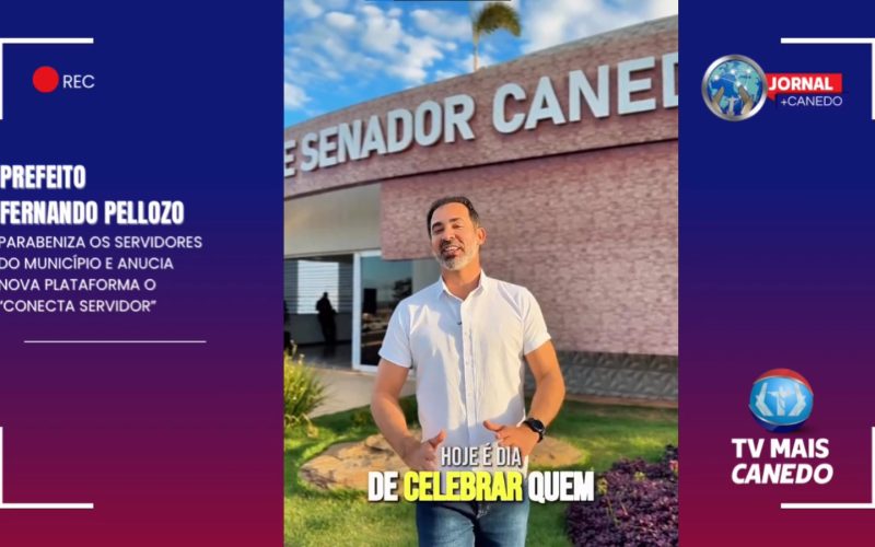 Prefeito de Senador Canedo anuncia “Conecta Servidor” para capacitar funcionalismo público