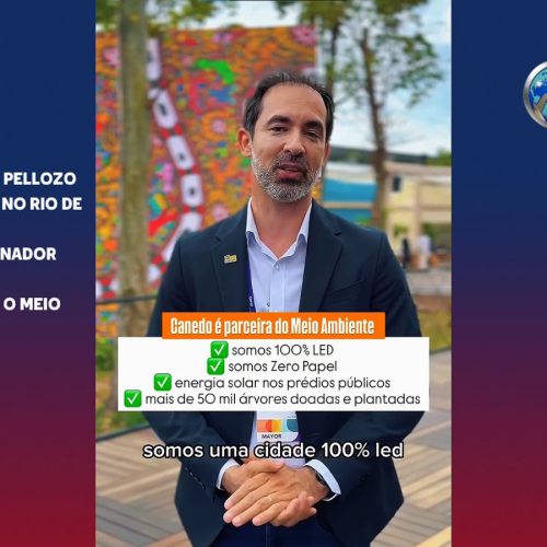 Prefeito Fernando Pellozo representa Senador Canedo na Cúpula Mundial dos Prefeitos.