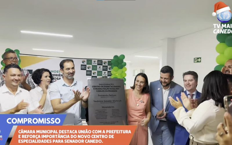 Câmara Municipal reforça parceria com prefeitura na entrega do centro de especialidades
