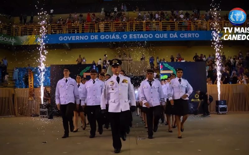 Formatura do Colégio Militar Pedro Xavier Teixeira emociona público no Goiânia Arena
