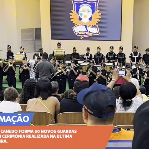 Senador Canedo forma quarta turma da guarda mirim com cinquenta integrantes