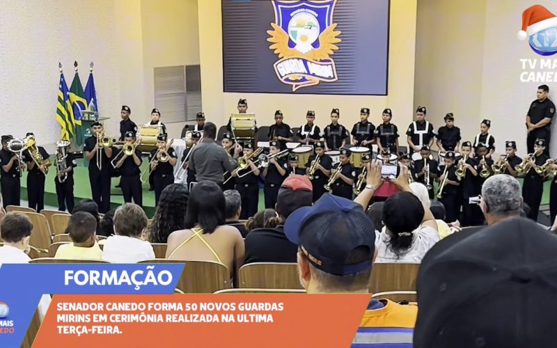 Senador Canedo forma quarta turma da guarda mirim com cinquenta integrantes