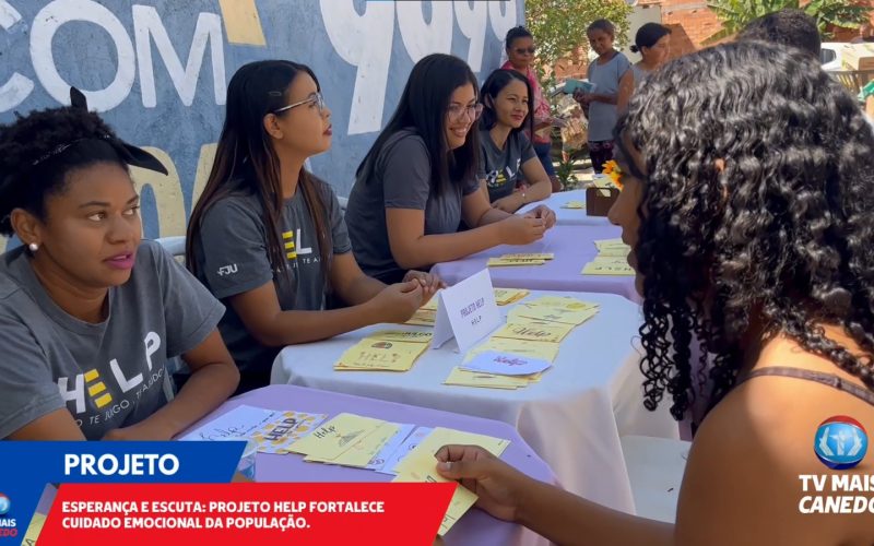 Projeto Help distribui cartas de conforto em Gabinete Itinerante