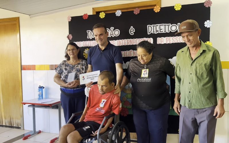 Pestalozzi de Senador Canedo homenageia Wilson Ferreira Maia, inspiração da instituição em Senador Canedo