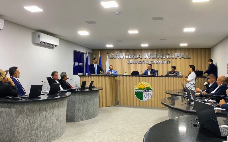 Câmara Municipal de Senador Canedo inaugura novo Plenário Jorge Cavalheiro dos Santos