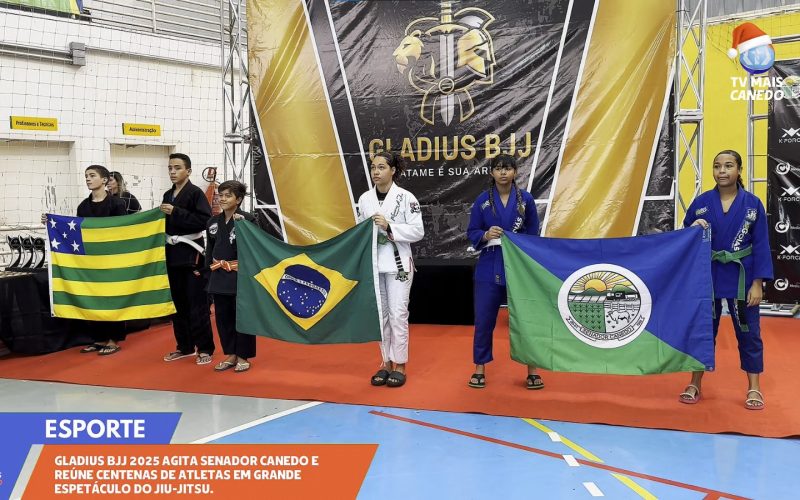 Campeonato Gladius BJJ 2025 reúne centenas de atletas em Senador Canedo