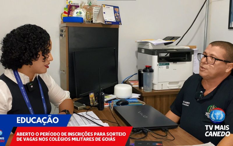 Abertas as inscrições para sorteio de vagas nos Colégios Militares de Goiás