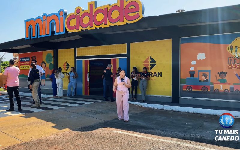 Detran-GO inaugura Mini Cidade para ensinar educação no trânsito às crianças