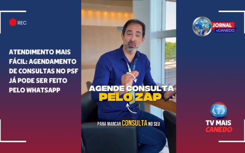 Senador Canedo facilita acesso à saúde com agendamento via WhatsApp