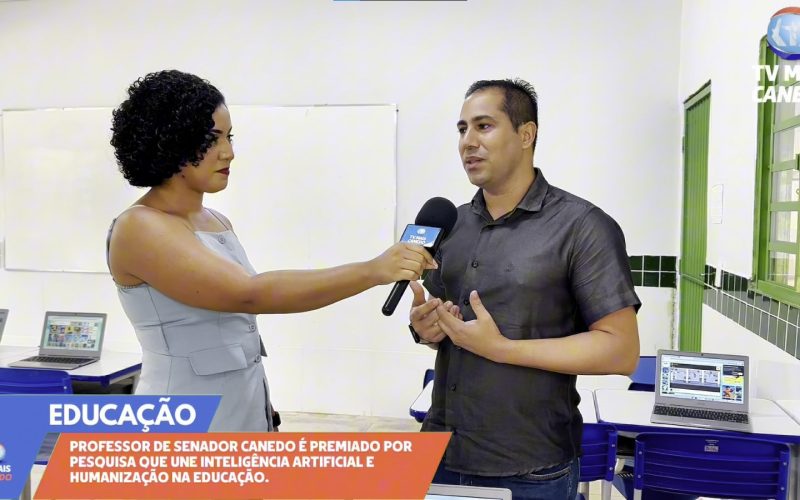Professor de Senador Canedo recebe prêmio da SBPC por estudo sobre IA